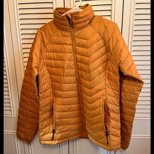 Yellow Columbia Omni heat jacket